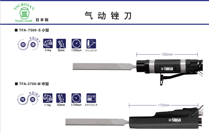 壺三牌氣動銼刀